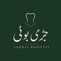 Jarri Booti Organic Herbal Dental Care Powder — open jar showing fluoride-free, SLS-free natural tooth powder with rock salt, cloves, black pepper, and pure mint