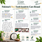 Jarri Boottii Herbal Dental Care Powder for Teeth Sensitivity — 1 Jar