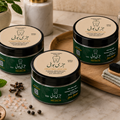 Jarri Boottii herbal dental care powder 3 jars bundle with mint leaves, cloves and rock salt